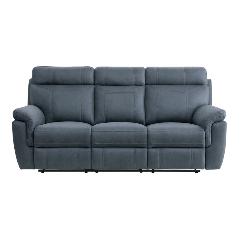 Latitude Run® Britain 84.5" Microfiber Manual Reclining Sofa Wayfair